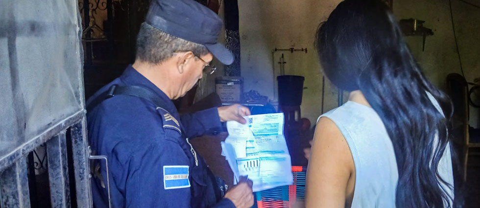 PNC ejecuta intervención en Cuscatlán para descartar usurpación de viviendas
