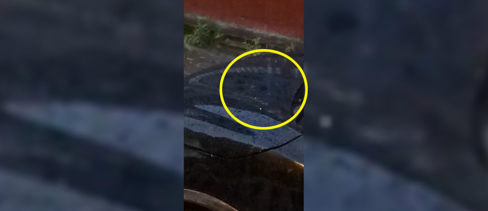Reportan caída de granizo en Chalatenango tras lluvias de la tarde del martes