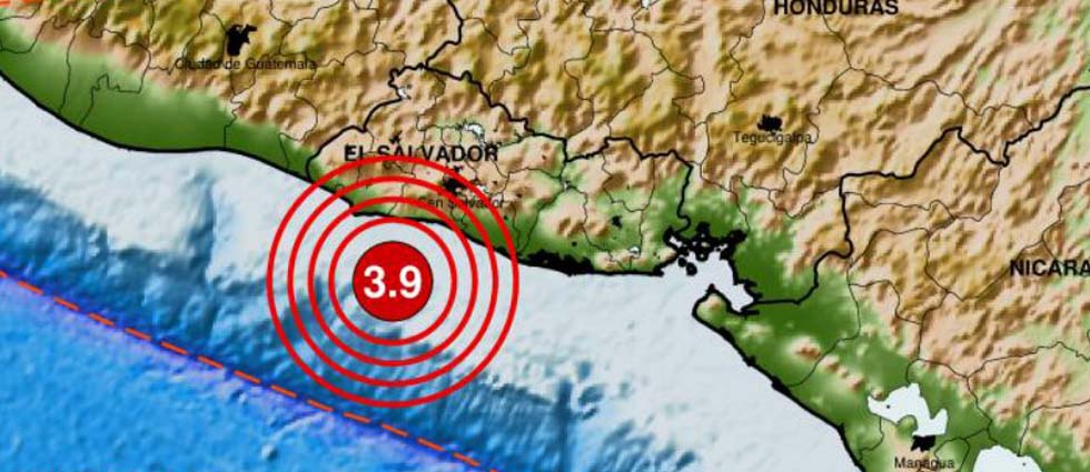 Sismo con epicentro frente a la costa de La Libertad sacude parte de El Salvador esta mañana de martes