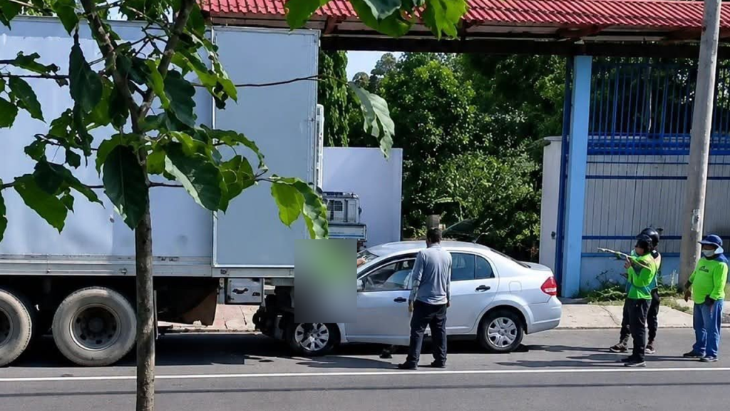 Trabajador muere tras ser embestido por un vehículo particular en Quezaltepeque