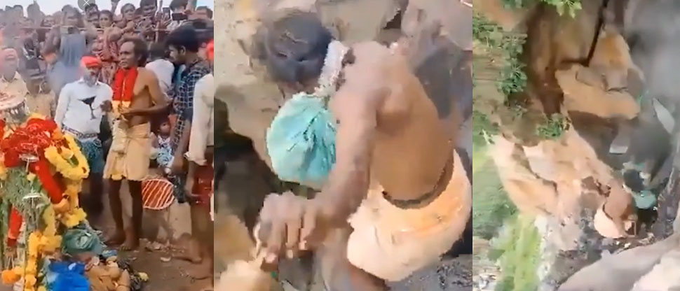 India: hombre aseguraba poder volar y murió tras lanzarse desde una montaña