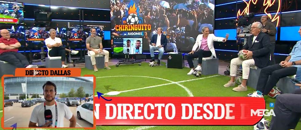 El Chiringuito de España no quiere a Argentina en la final: «Jugaríamos contra Infantino y el árbitro»