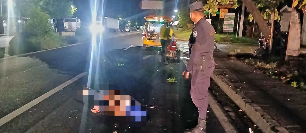 Joven motociclista acaba hospitalizado tras ser golpeado por un sedán en la carretera Panamericana Este