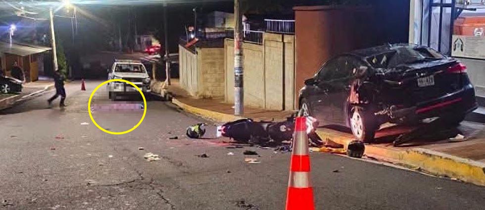 Hombre pierde la vida tras fuerte choque en San Salvador