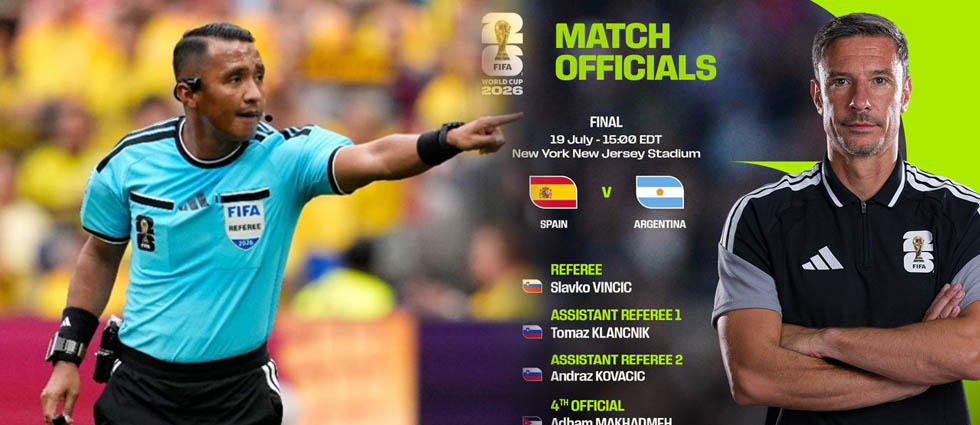 ¡No pudo ser para Barton! Este es el árbitro que dirigirá la final de la Copa del Mundo