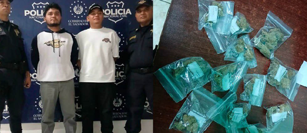 Capturan a sujetos cuando transportaban droga a bordo de un vehículo en San Miguel