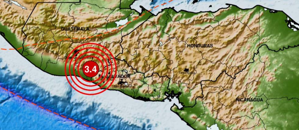Sismo con epicentro en Guatemala también sacude a El Salvador esta noche de viernes