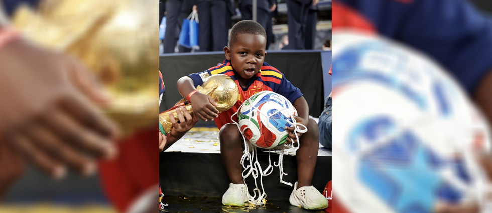 Keyne, el medio hermano de Yamal que se ‘robó’ el corazón de todos en el Mundial