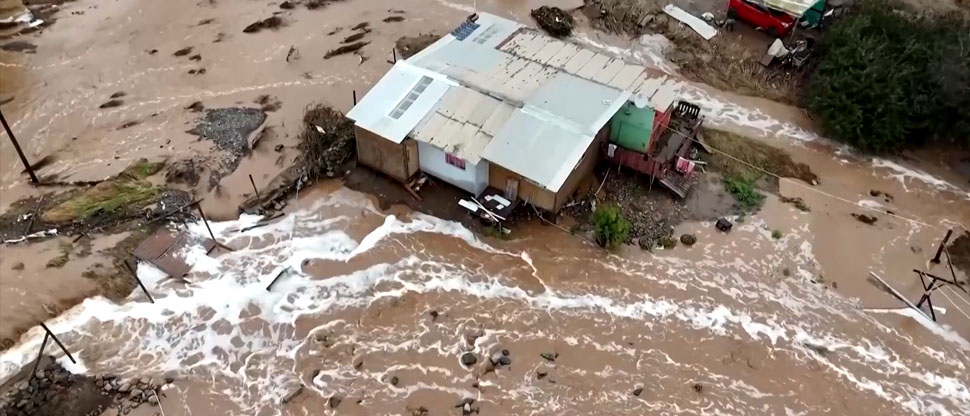 Chile decreta estado de catástrofe por intensas lluvias