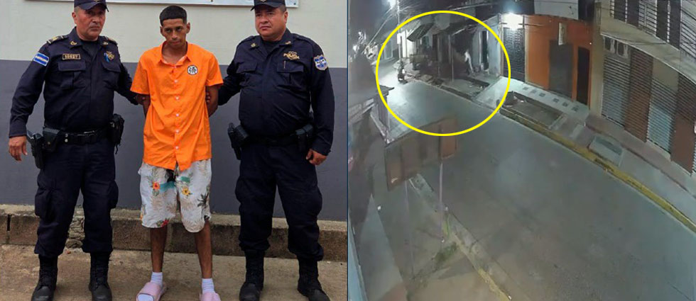 PNC captura a sujeto que hurtó una motocicleta a una familia en Santa Ana