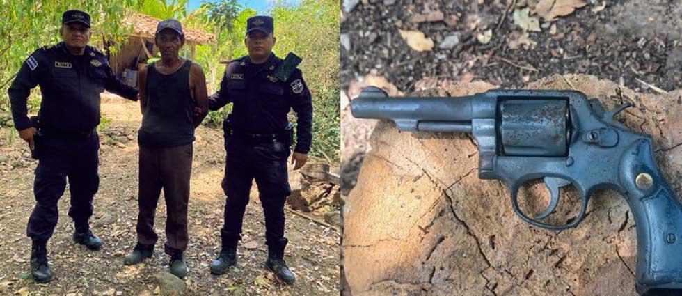 Capturan a sujeto tras disparar contra un hombre luego de una discusión por linderos de terrenos en Morazán