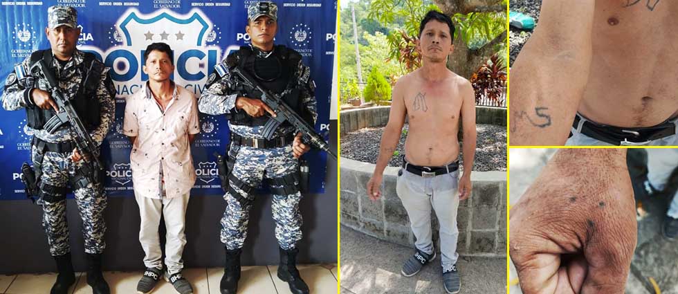 Policías capturan a veterano homeboy de la MS-13 que delinquía en La Unión