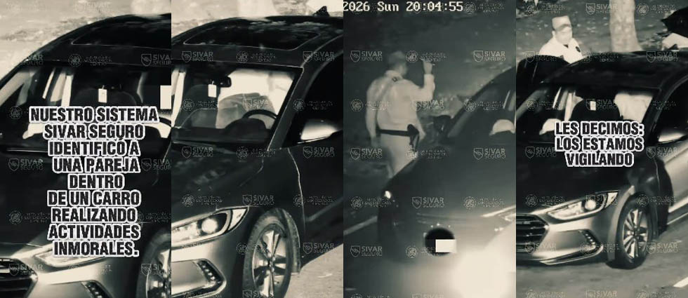 Sívar Seguro capta a otra pareja haciendo actos inmorales en la capital