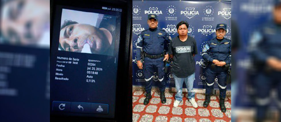 Arrestan a motociclista ebrio que arrolló a un menor de 15 años en Usulután