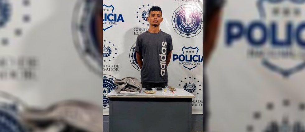 Detienen a sujeto tras hallarle varias porciones de diferentes drogas en Soyapango