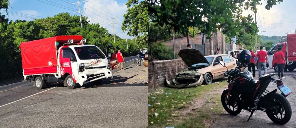 Al menos 08 lesionados tras fuerte choque en La Paz