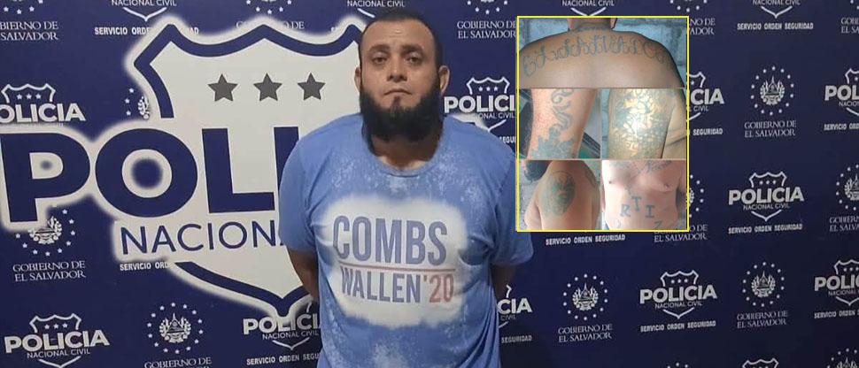 Capturan a pandillero que intentó esconderse del régimen de excepción