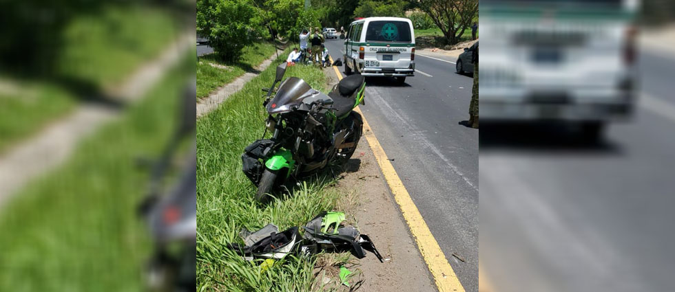 Hombre resulta lesionado tras siniestro vial en la carretera de Oro