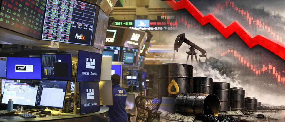 Wall Street cierra en rojo tras dispararse el petróleo por la escalada en Oriente Medio