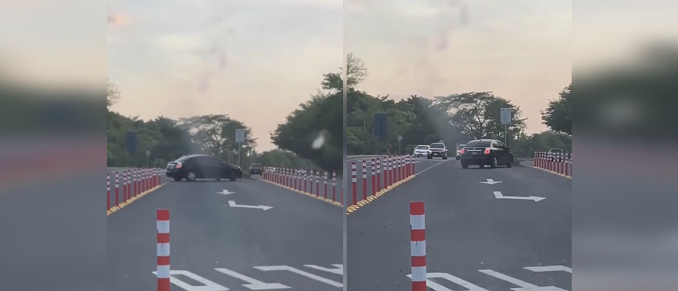 VIDEO: conductor recibe tres multas tras realizar maniobras peligrosas en Usulután