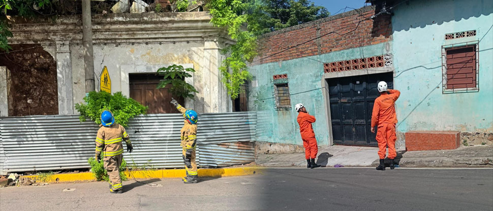 Protección Civil realiza monitoreo de estructuras tras fuerte sismo de esta mañana