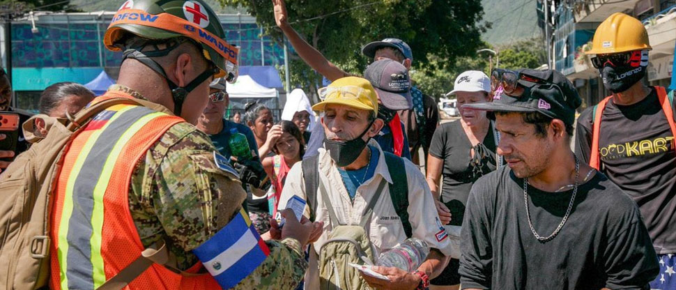 USAR El Salvador brinda atención médica a familias damnificadas por terremotos en Venezuela