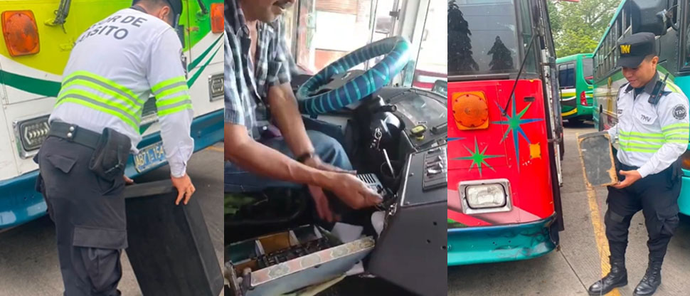 Decomisan bocinas e imponen multas por exceso de ruido en el transporte público