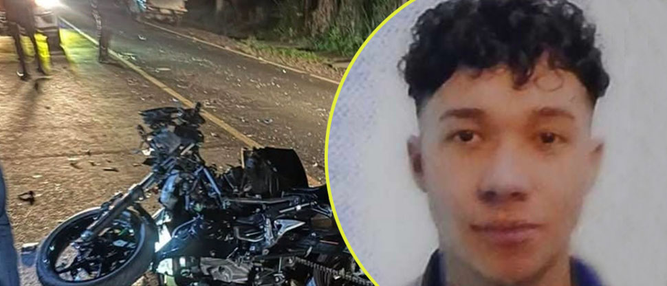 Él era Manuel, joven motociclista que falleció al accidentarse en carretera a Ilobasco