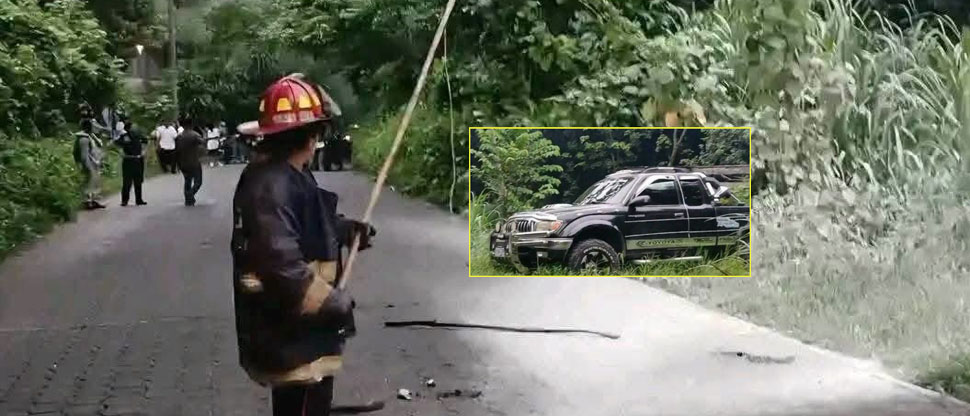 Caída de cables de alta tensión sobre vehículo deja dos fallecidos en Guatemala