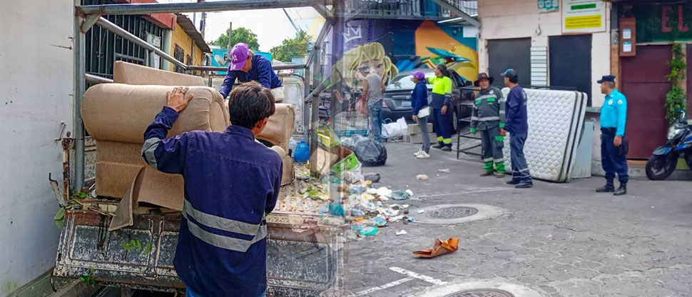 Alcaldía de San Salvador realiza jornada de recolección de objetos voluminosos