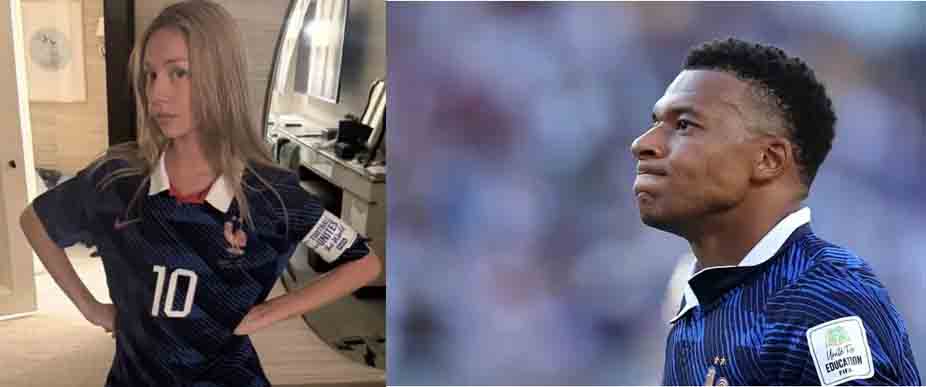 Ester Expósito explota con Mbappé tras publicar una foto de ella con la camisa de Francia