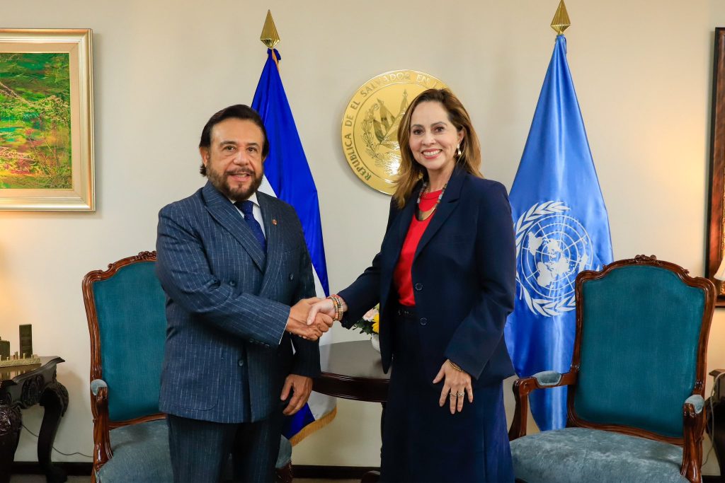 Vicepresidente Ulloa se reúne con la directora y representante de la UNOPS