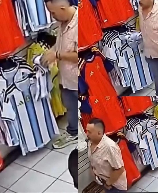 Denuncian a sujeto que robó una camiseta de la selección de Argentina