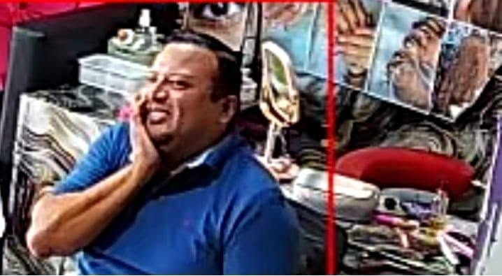 Con las manos en la masa: sorprenden a ladrón robando un celular dentro de salón de belleza