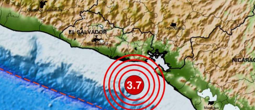 ¡Sismo con epicentro en Usulután sacude parte de El Salvador!