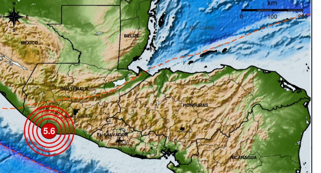 Fuerte sismo despierta a los salvadoreños esta madrugada