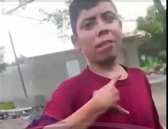 Piden los 3 Doritos Después para sujeto captado haciendo señales de maras