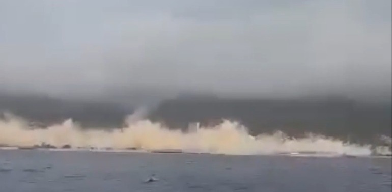 Revelan video de cómo se vivió desde el mar el doble terremoto en Venezuela