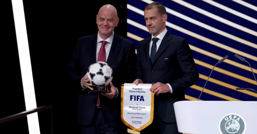 La UEFA se retira de la competiciones organizadas por la FIFA en protesta por proyecto de Infantino