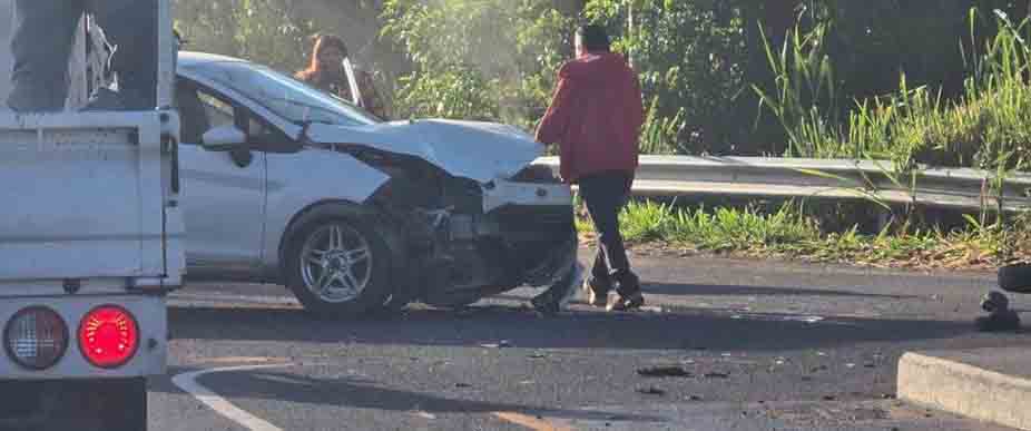 Mujer se accidenta este miércoles sobre el bulevar Claudia Lars