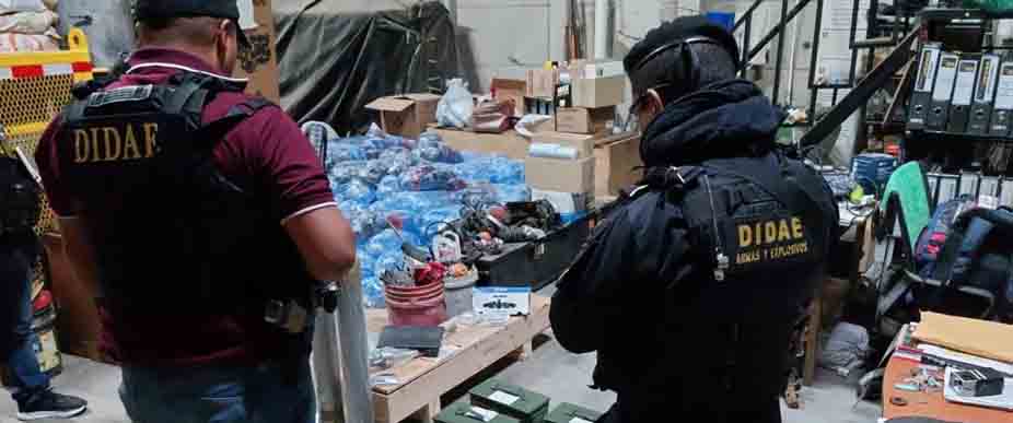GUATEMALA: localizan 70 artefactos explosivos durante inspección en bodega