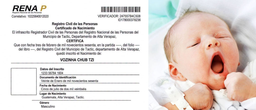 Bebé guatemalteco es bautizado como «Vozinha» en honor al portero de cabo verde