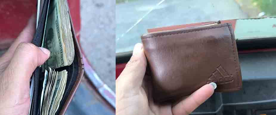 Salvadoreño de Morazán viraliza cartera llena de dinero y la entrega a su dueño de Chalatenango