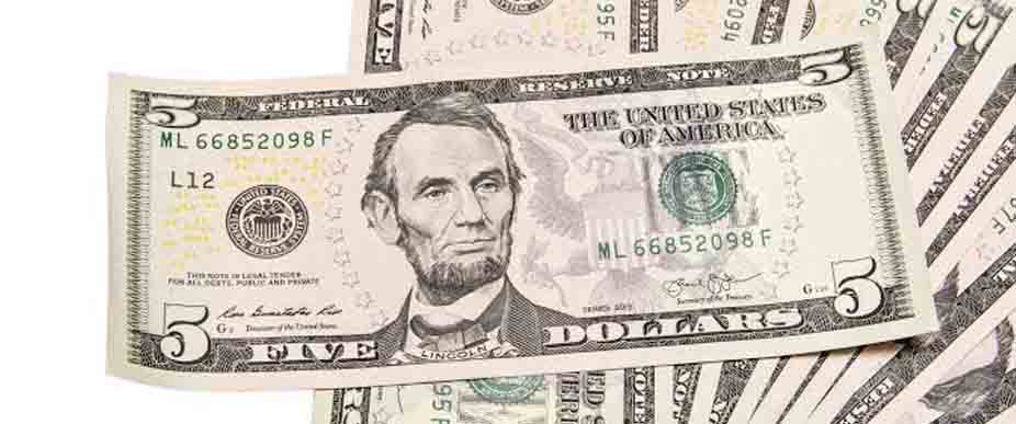 Estos son los tips para reconocer que un billete de $5 es real