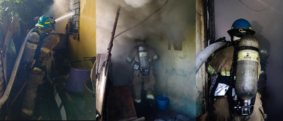 Bomberos sofoca incendio de una vivienda en San Salvador
