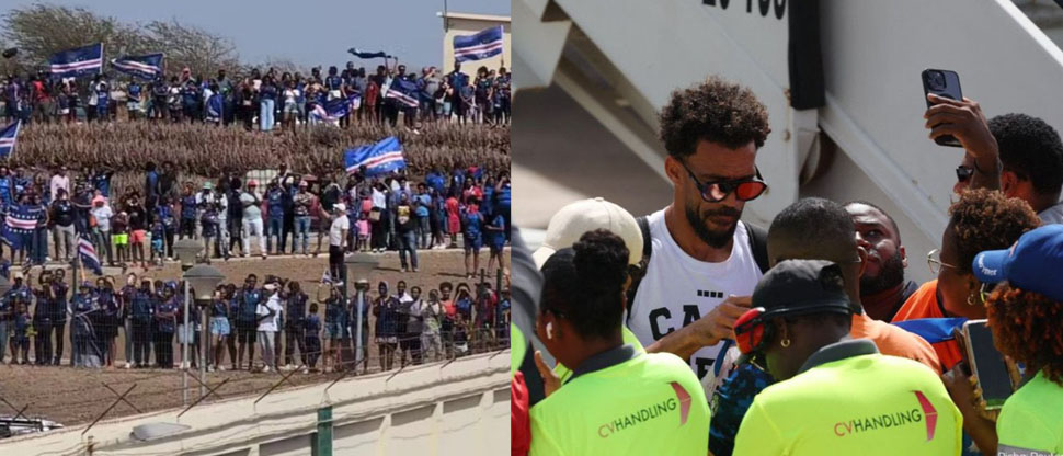 Selección de Cabo Verde aterriza en su país y son recibidos cómo “Héroes”