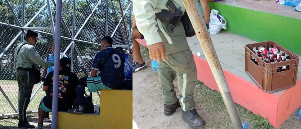 CAM de Santa Tecla decomisan bebidas embriagantes a sujetos que departían en un espacio público