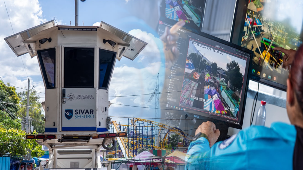 Instalan torre de videovigilancia y centro de monitoreo en SivarLand