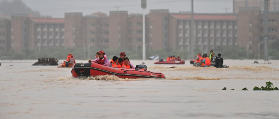 China: inundaciones dejan 39 fallecidos y miles de evacuados tras el paso del tifón Maysák