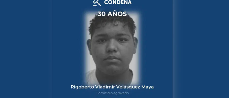 Condenan a 30 años de cárcel a sujeto por el delito de homicidio